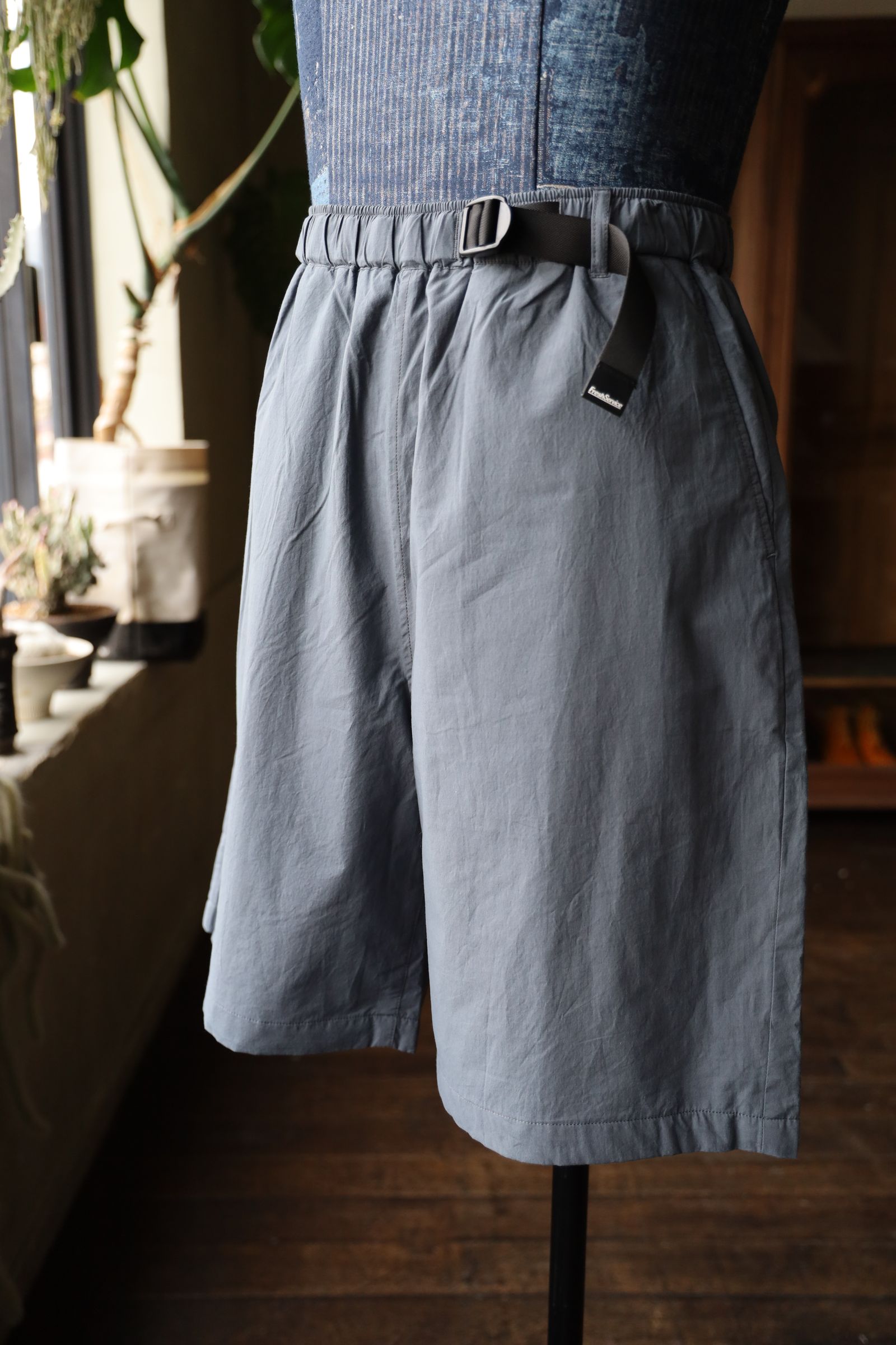 フレッシュサービス CRISP COTTON CLIMBING SHORTS(FSC251-40113)GRAY