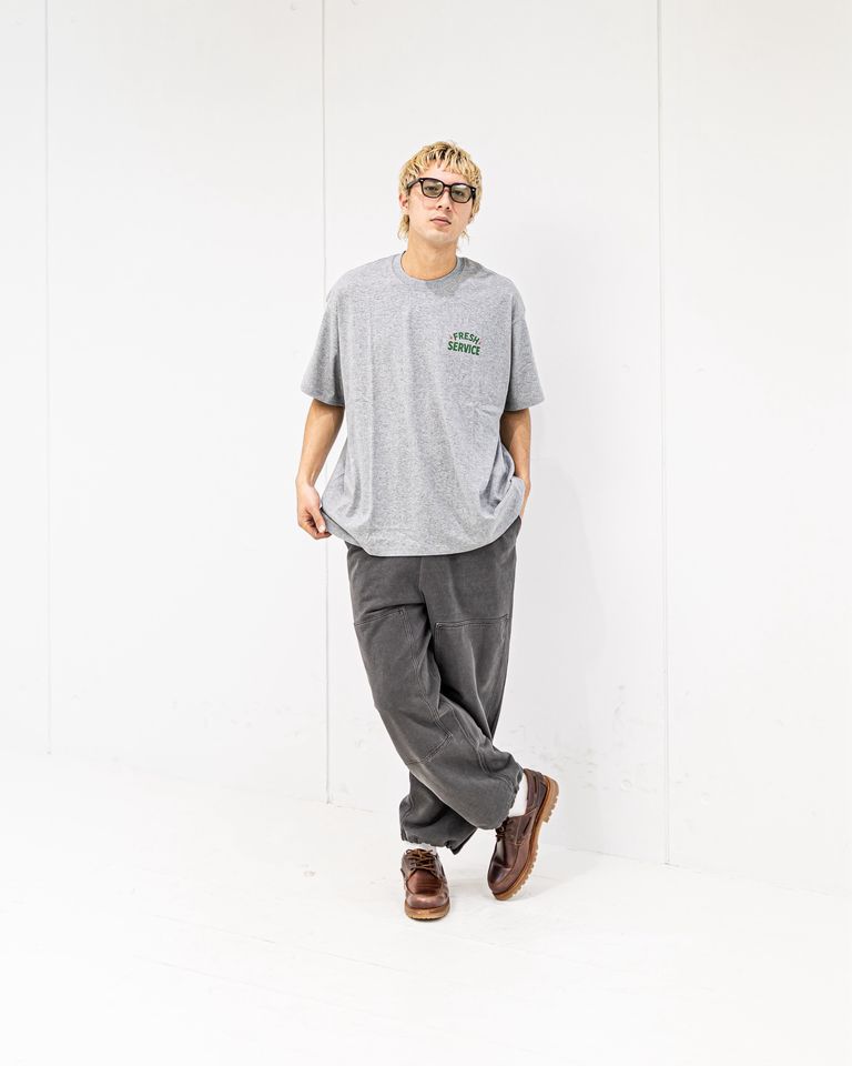 FreshService CORPORATE PRINTED S/S TEE "ALL DAY ALL NIGHT" (GRAY) 新作発売！