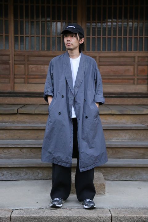 Graphpaper Garment Dyed Shop Coat"D.GRAY"Style.2020.10.13.