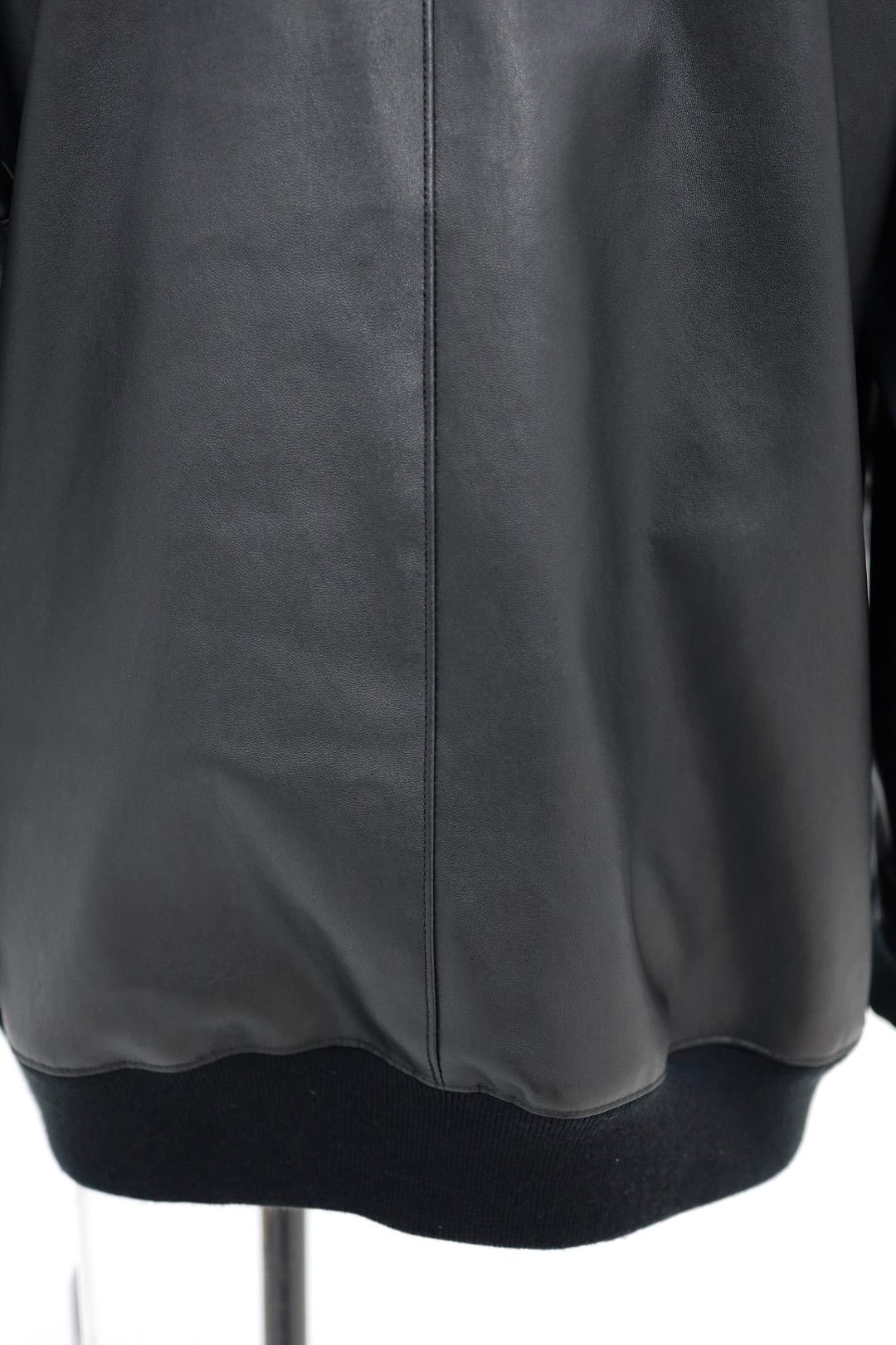 グラフペーパー 26SS Bonded Leather Hooded Pullover(GM261-30409)BLACK☆2月7日(土)発売！