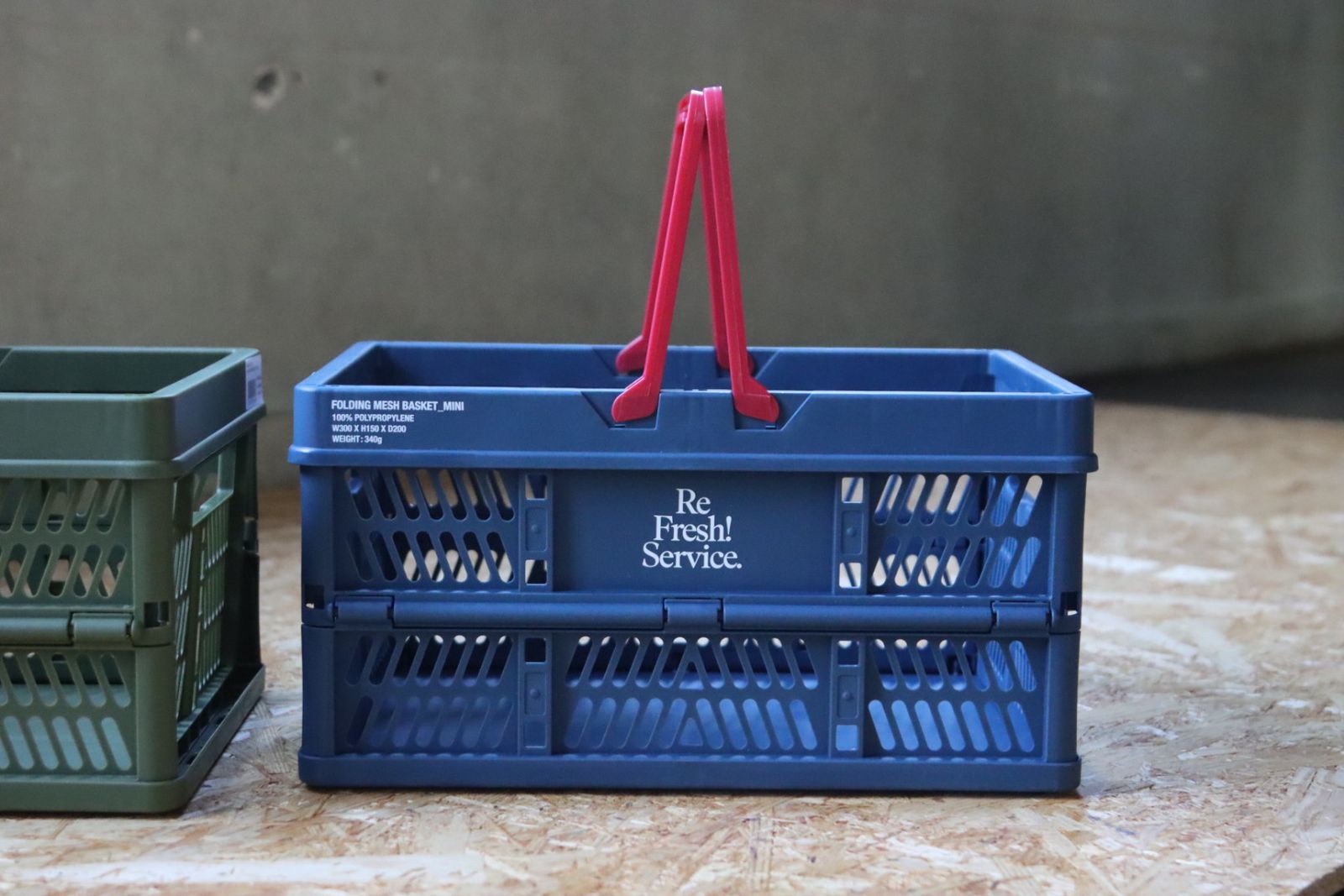 フレッシュサービスReFresh!Service. “SAUNA FOLDING MESH BASKET”(NAVY)