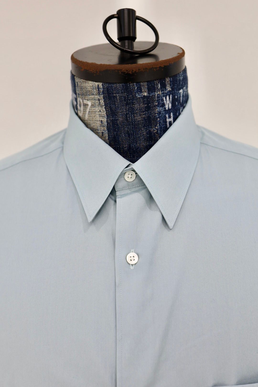 グラフペーパー 26SS ALUMO for GP L/S Oversized Regular Collar Shirt(GM261-50222) SMOKE BLUE☆1月31日(土)発売！