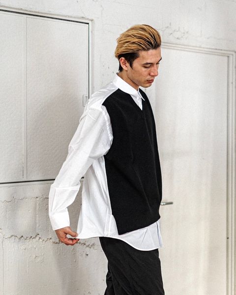 COMME des GARCONS HOMME 異素材切り替えシャツ スタイル 2月8日(土)新作発売！