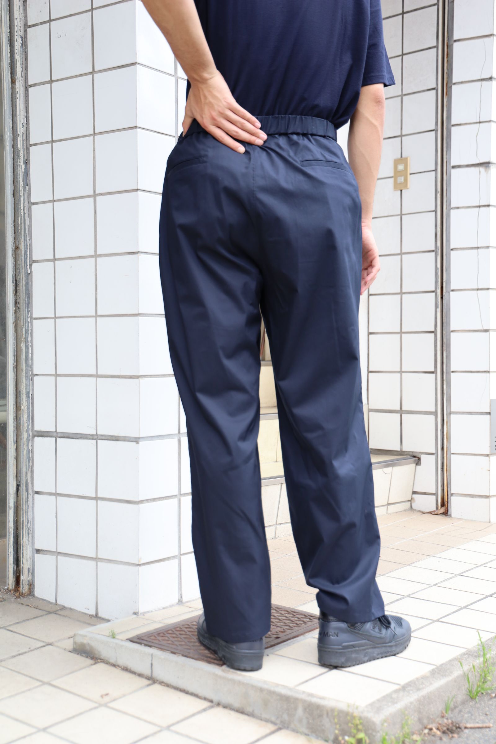 【美品】Graphpaper 25ss Chef Pants シェフパンツ Graphpaper) Scale Off Wool Chef Pants (GM251-40171B