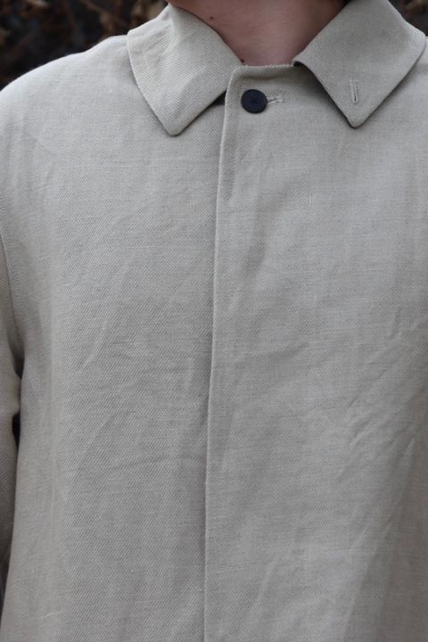 A.PRESSE Linen Half Coat style.2023.1.27