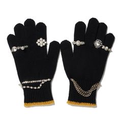 doublet 25AW KNIT GLOVES WITH RINGS (25AW88GV05) BLACK★9月13日(土)発売！