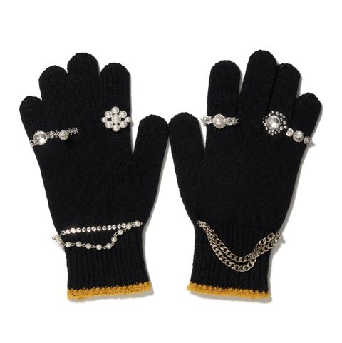 doublet 25AW KNIT GLOVES WITH RINGS (25AW88GV05) BLACK★9月13日(土)発売！
