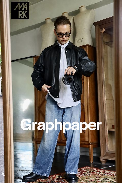 Graphpaper Cow Leather Raglan Blousonスタイル2026.8.30.