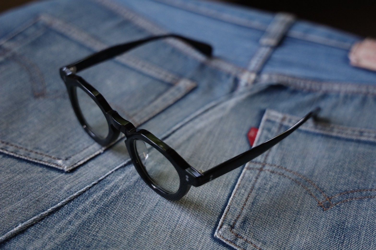 ヨーク24FW SUNGLASS / CLEAR LENS(YK24FW0859A) BLACK