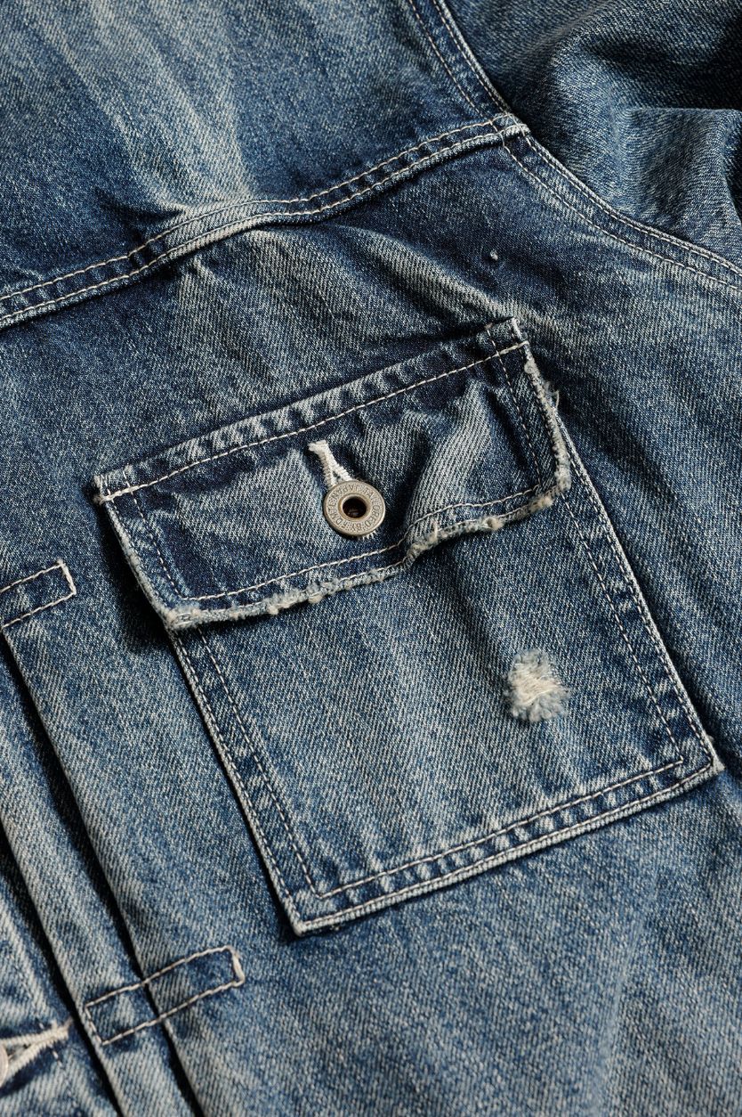 ファンダメンタル デニムジャケット DENIM JACKET 3YR WASH (FA25-JK13U)INDIGO