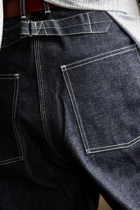 A.PRESSE 23SSデニム Military Denim Trousers(23SAP-04-07H)INDIGOスタイル
