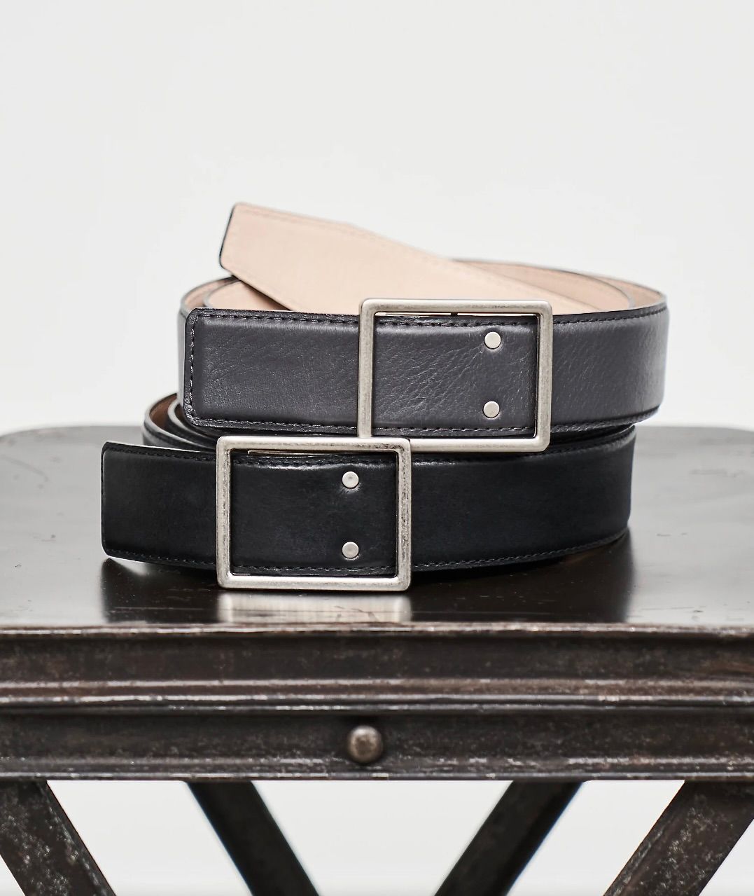Graphpaper - グラフペーパー23AW Holeless Leather Classic Belt