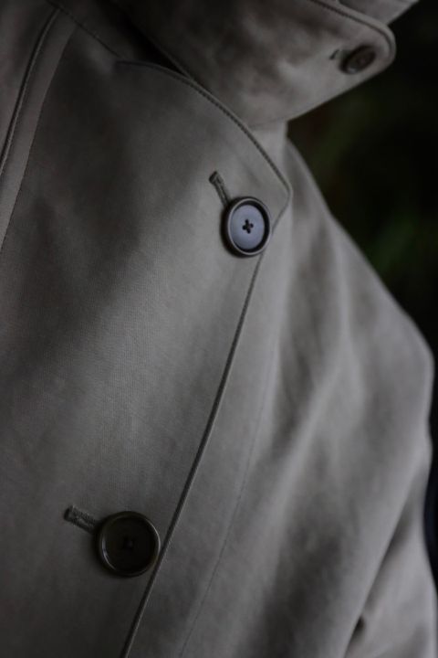 A.PRESSE アプレッセ23SSコート Motorcycle Half Coatスタイル2023.2.20.