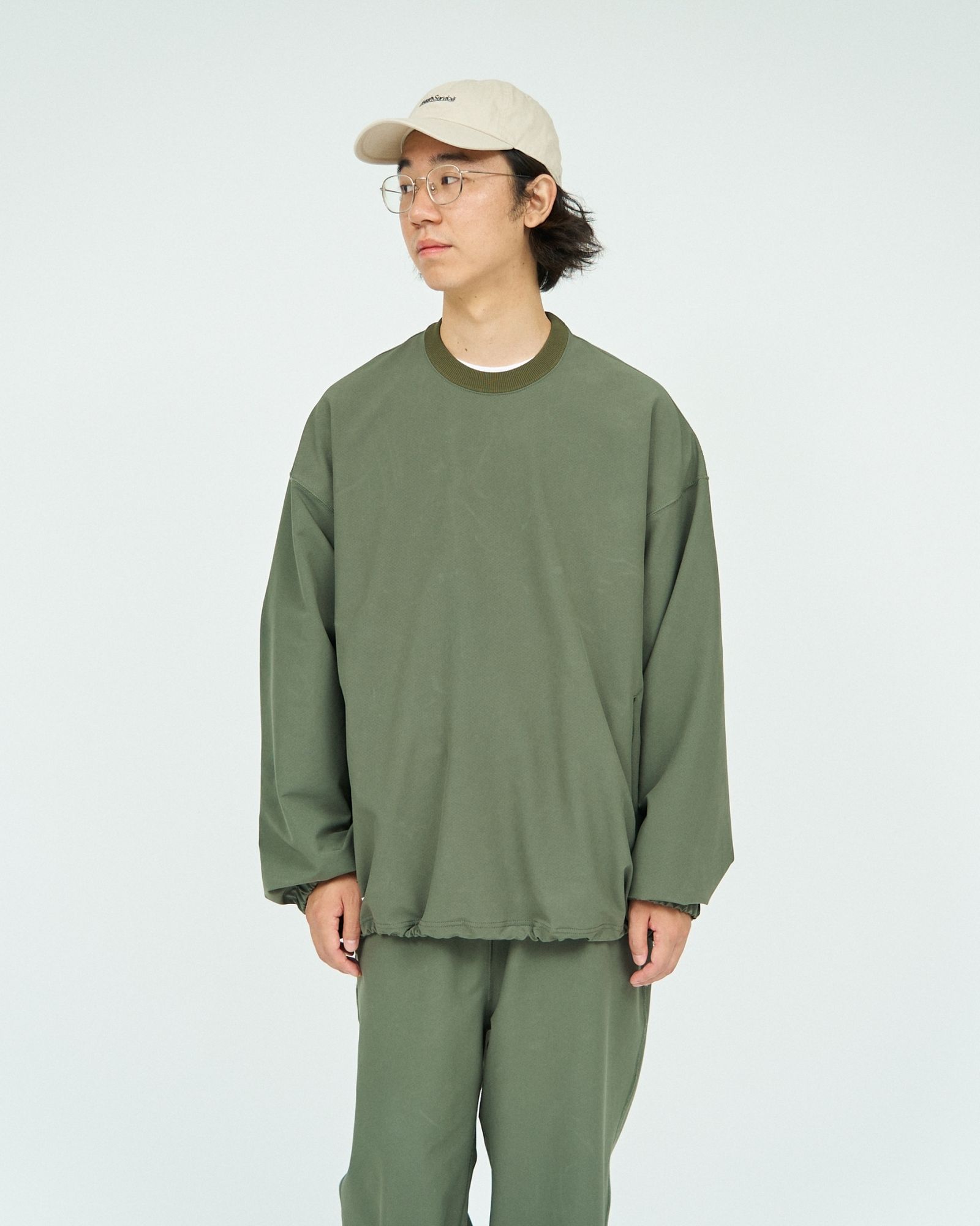 フレッシュサービス STORMFLEECE CREW NECK PULLOVER(FSC243-70207)KHAKI
