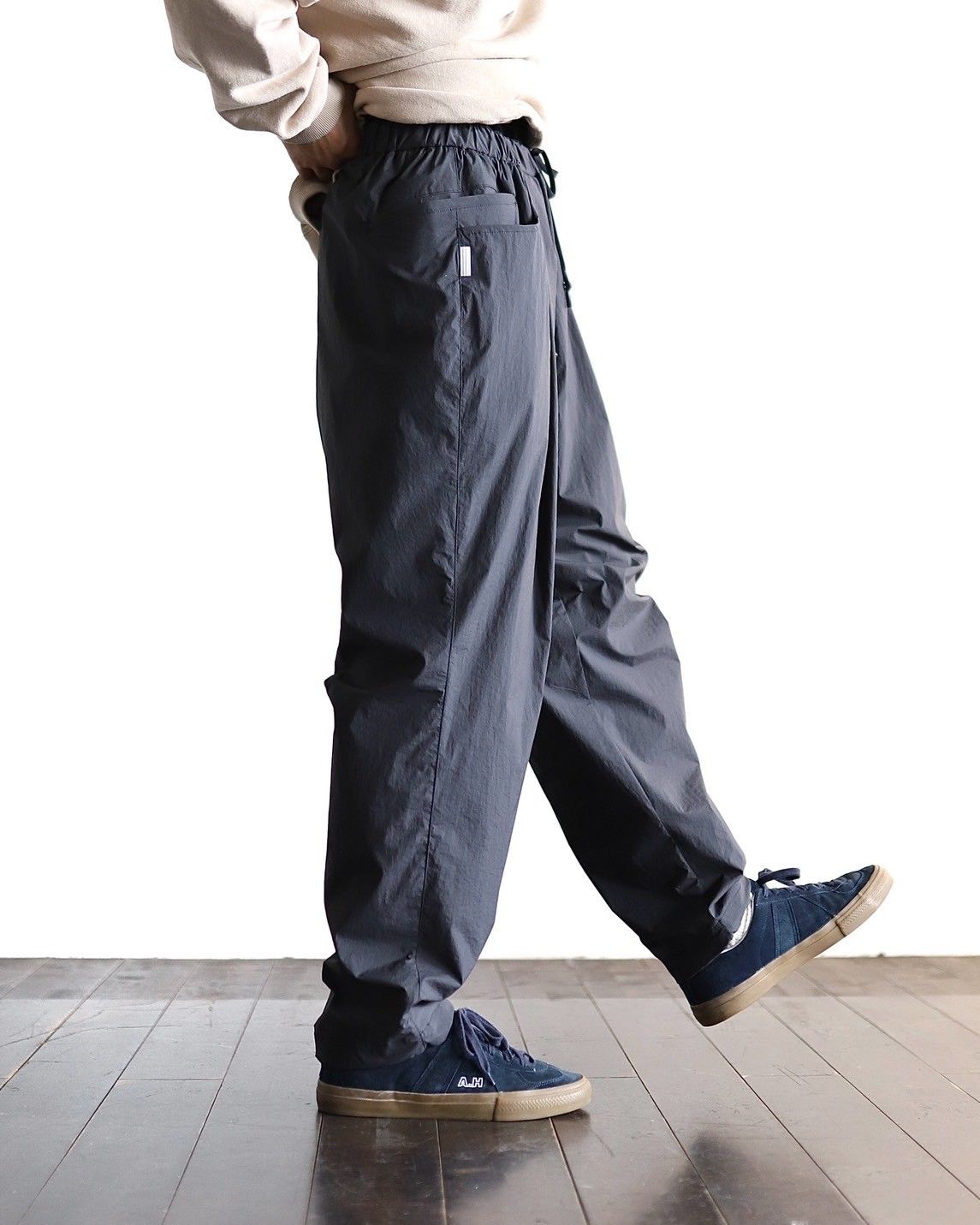 S.F.C 24SS WIDE TAPEREDE  EASY PANTS  (SFCSS24P03)D Grey