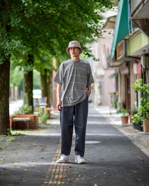 FreshService 新作PIN BORDER S/S TEE style 2024.7.5