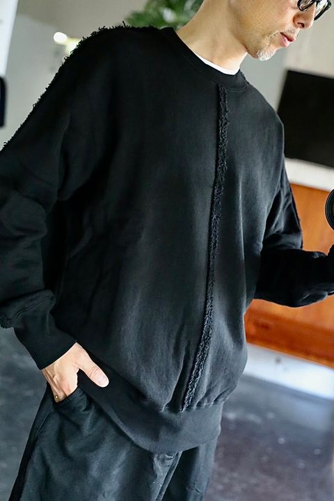 COMME des GARCONS HOMME 綿裏毛製品洗いスウェットスタイル.2025.9.5.