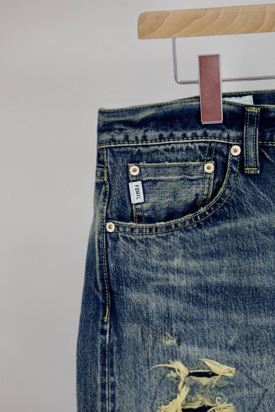 ファンダメンタル デニムパンツ SLIM FIT DENIM CS131 (FA25MT131)INDIGO
