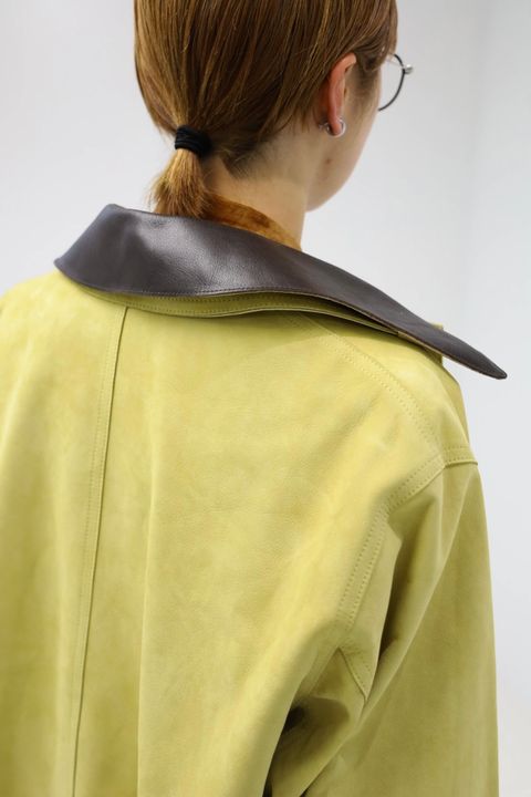 YOKE Nuback Leather Coverall Jacket STYLE.2025.10.28