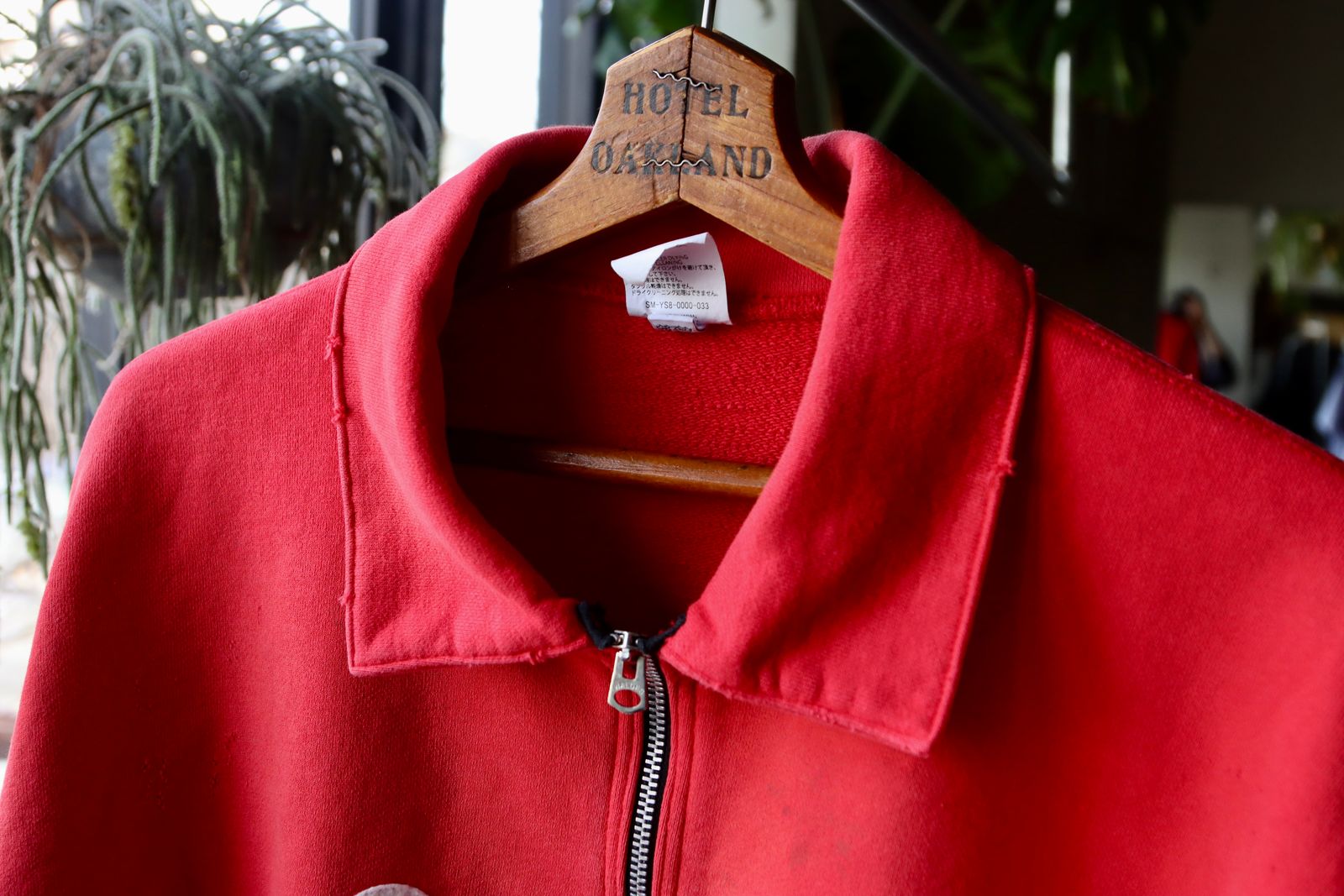 SAINT M×××××× - セントマイケル 24SS ハーフジップスウェット HALF ZIP SWEAT  (SM-YS8-0000-033)RED | mark