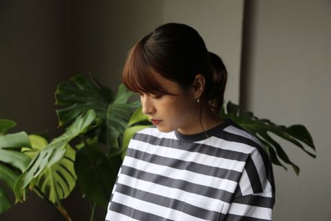 Graphpapaer Border S/S Pocket Tee style.2021.3.6.