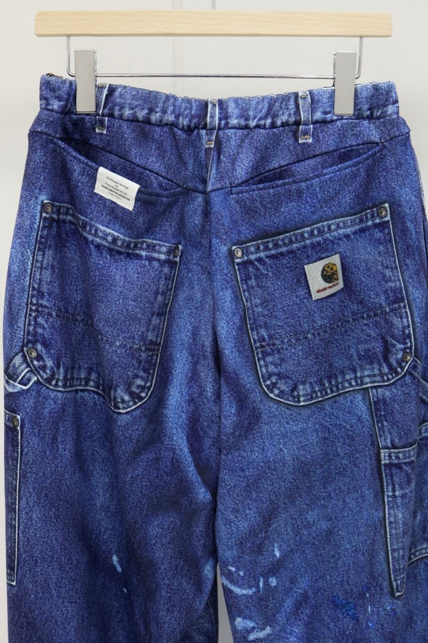 トーキングアバウト ジ アブストラクション 26SS PRINT DUCK WIDE PT(26SS-PT-002CH)DENIM新作発売！
