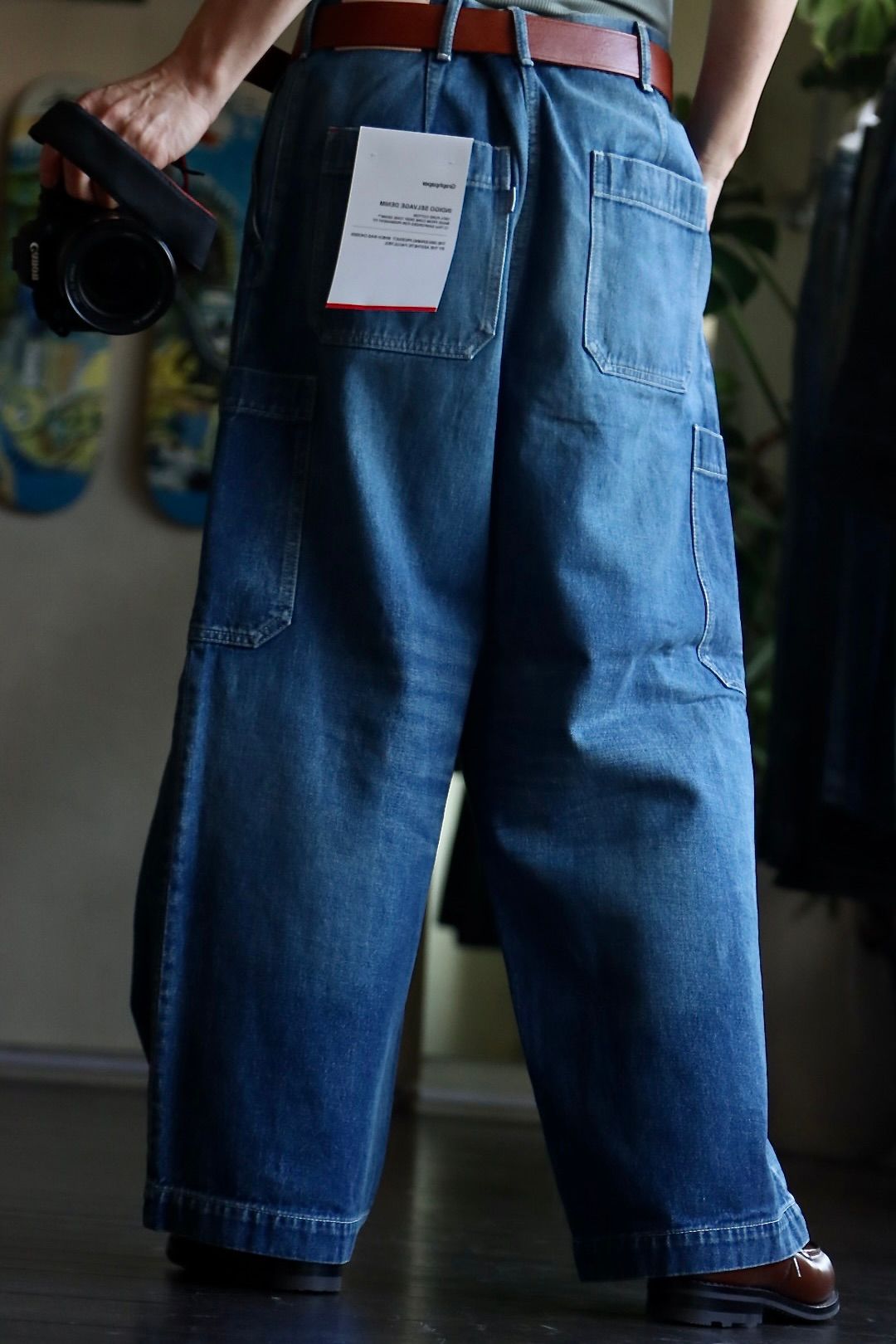 Graphpaper - グラフペーパー23AW Selvage Denim Cargo Pants(GM233