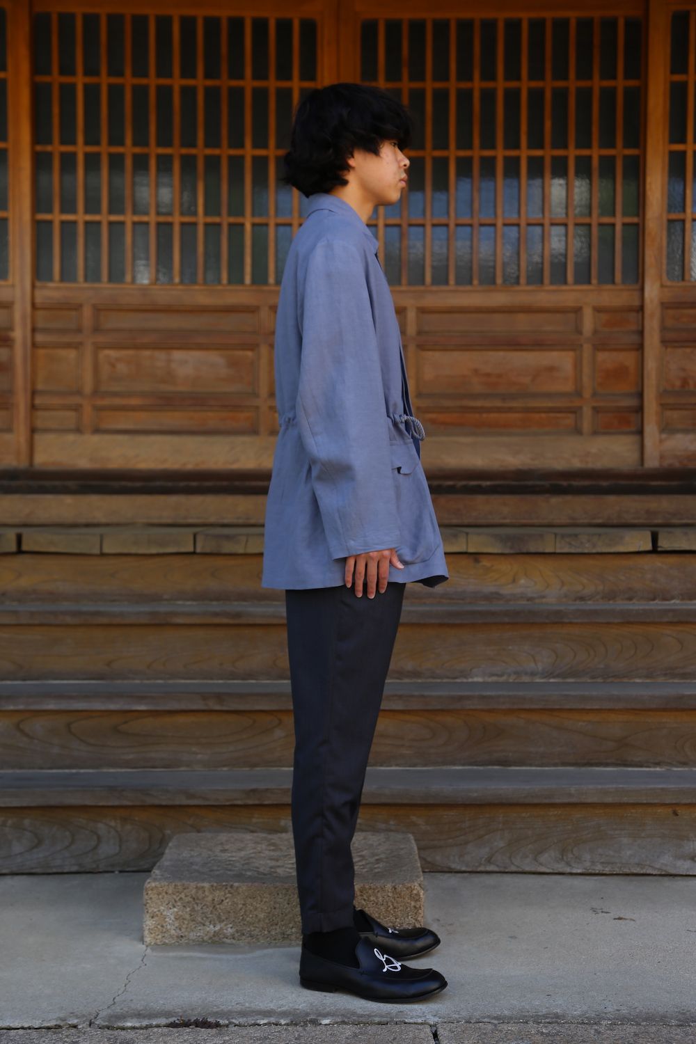YOKE LOOSE SAFARI JACKET(YK21SS0202J) style. 2021.04.26.