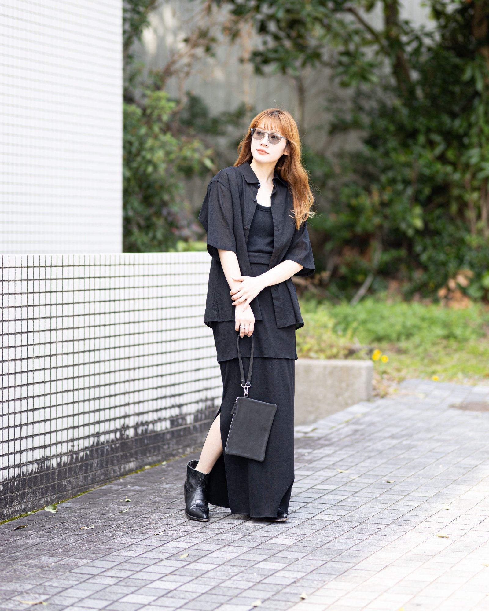 blurhms 新作Silk-Co Voile Half-Sleeve Shirt style.2026.4.7