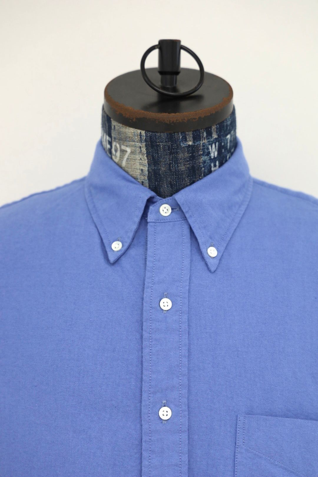グラフペーパー26AW Oxford L/S B.D Box Shirt (GM263-50020B)SAX