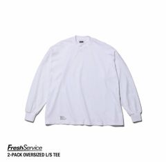 フレッシュサービス 2-PACK CORPORATE L/S TEE(WHITE)☆8月23日(土)発売！