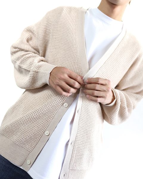 グラフペーパー 24SS Linen SOLOTEX Knit Cardigan(KINARI) style 2024.3.15