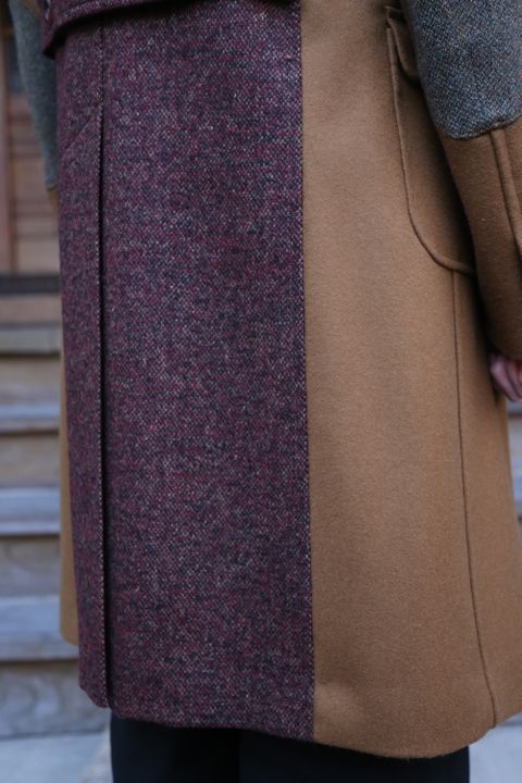 JUNYA WATANABE CDG MAN 新作ウールメルトン×ウールナイロンツイードコート style.2020.11.29.