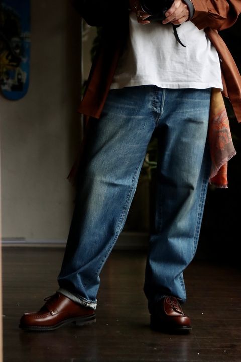 A.PRESSE 23SSデニム Washed Denim Pants E(23SAP-04-24H)BLEACHスタイル