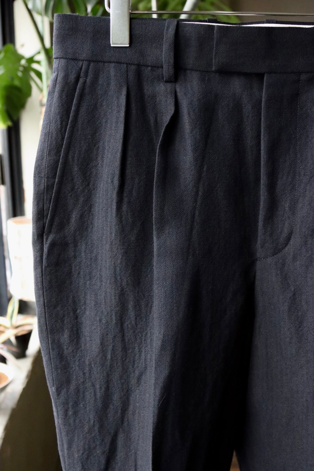 アプレッセWide Tapered Trousers(23SAP-04-20M)NAVY - 1(S)