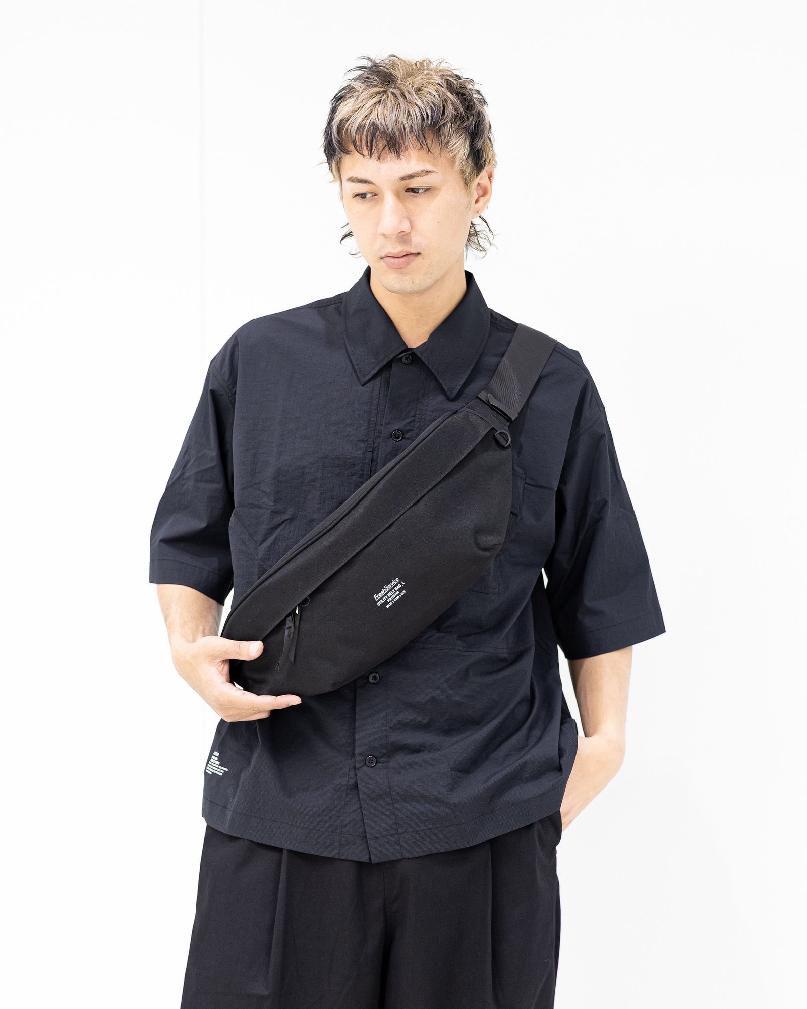 フレッシュサービス UTILITY BELT BAG_LARGE (BLACK)☆6月6日(土)発売！