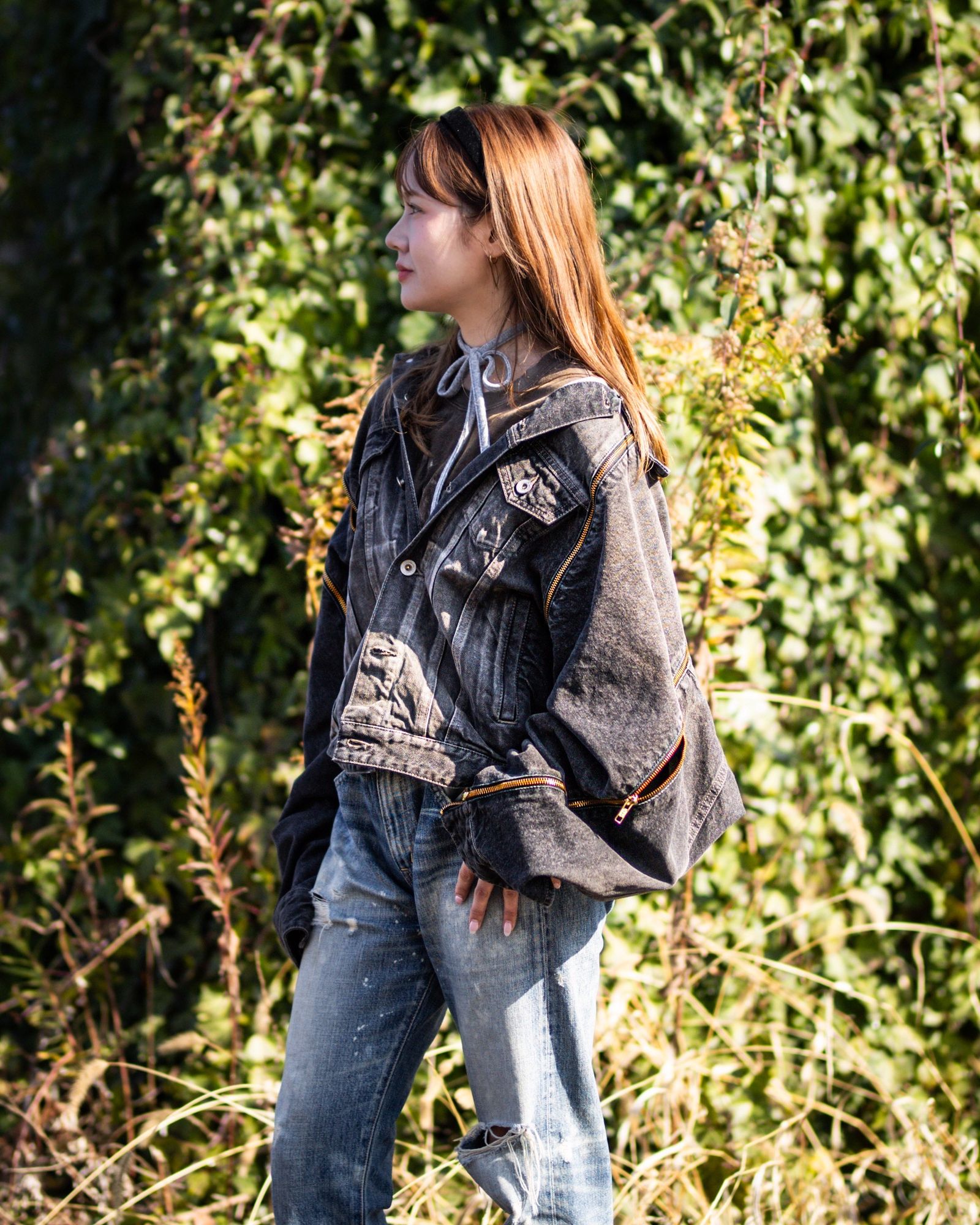 doublet ダブレット26SS FILLETED ZIP DENIM JACKET (26SS08BL241) BLACK ★1月17日(土)11:00発売！