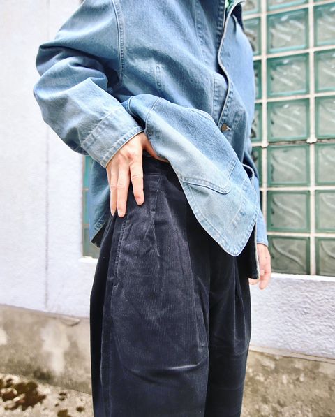 TapWater タップウォーター 23AW Corduroy Tuck Trousers スタイル
