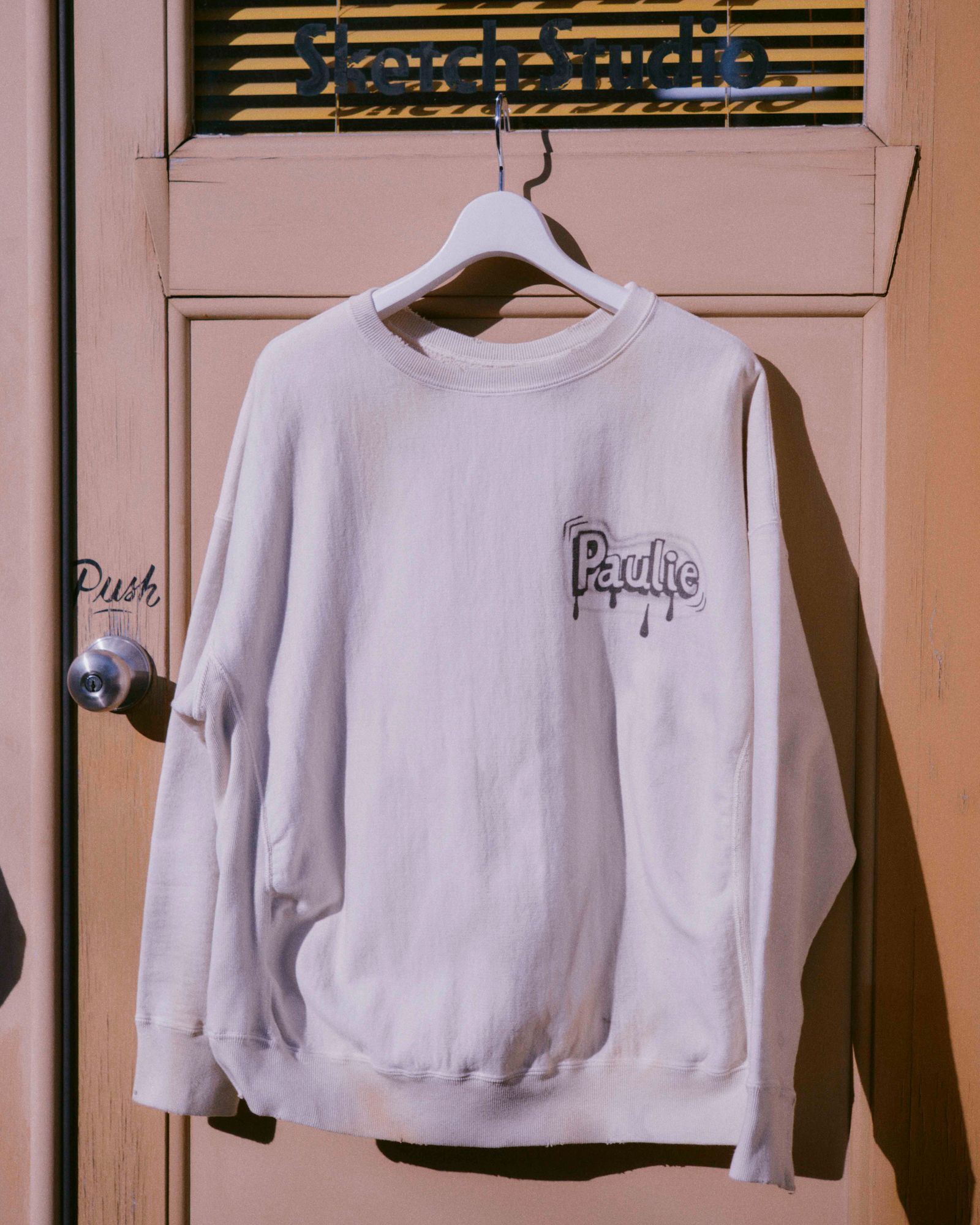 BOW WOW バウワウ SKETCH PAULIE SWEATSHIRTS(BW242-SPSS)WHITE A GING