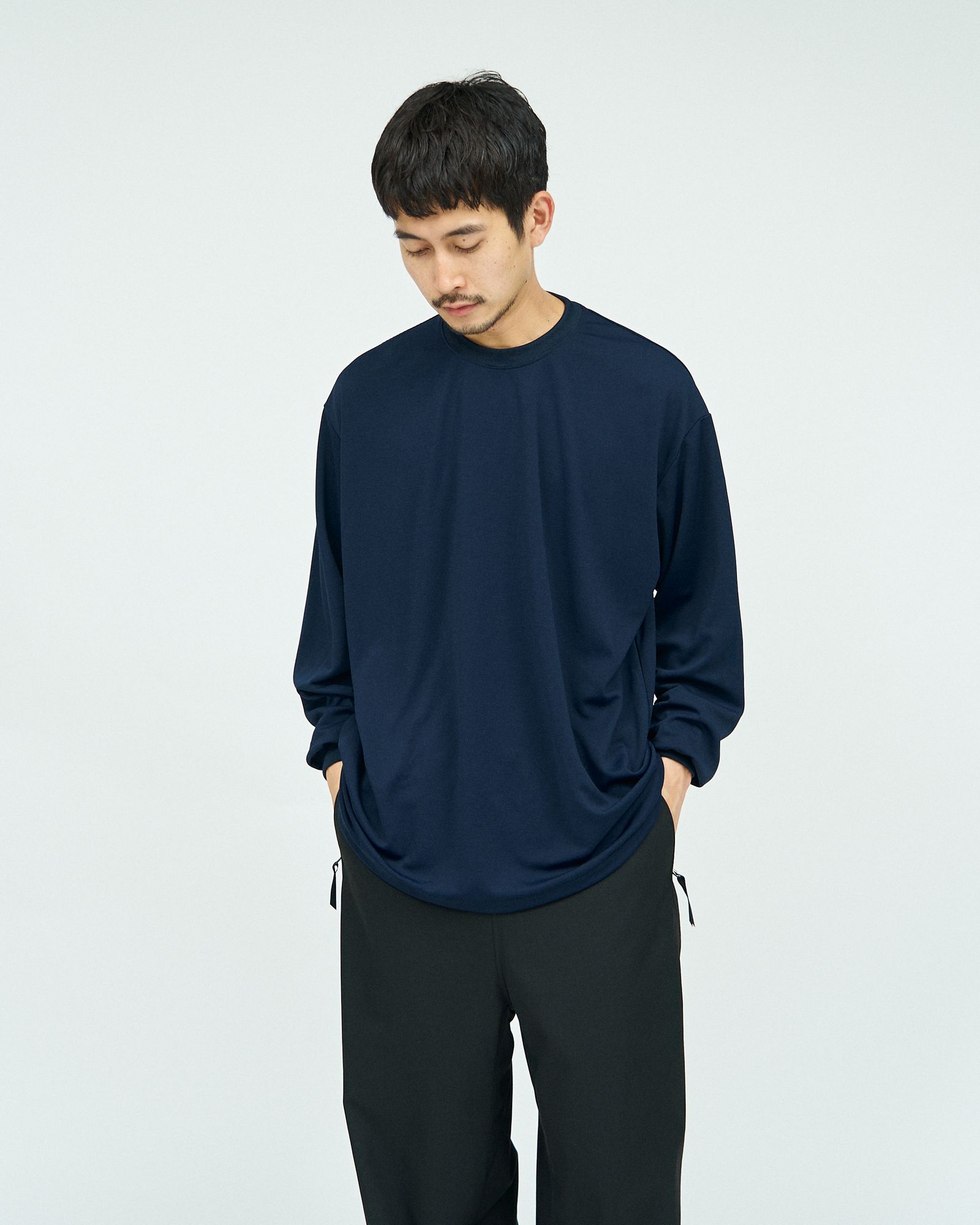 フレッシュサービス 2-PACK TECH SMOOTH L/S CREW NECK(FSS261-70135B)NAVY☆2月28日(土)発売！