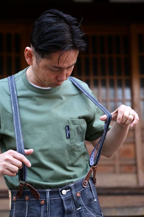JUNYA WATANABE MAN Levi’s® Wネームサスペンダー付きデニムパンツstyle.2021.2.9.