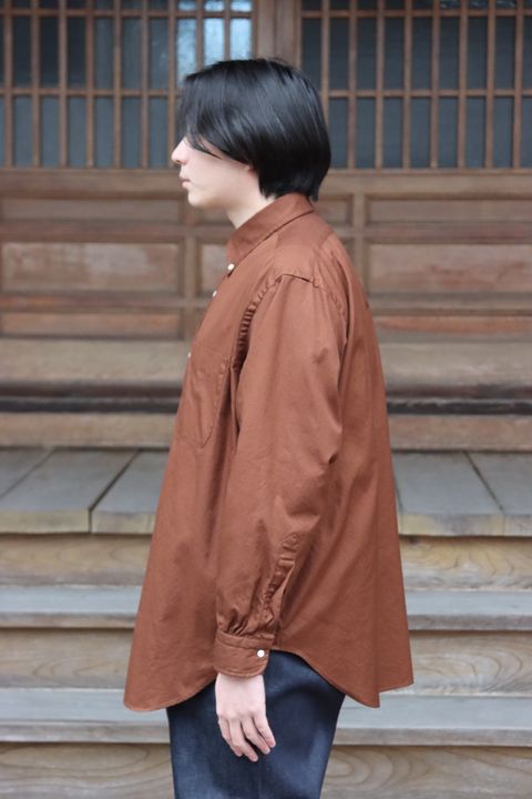 A.PRESSE BD Oxford Shirt(22SAP-02-05H)BROWN style