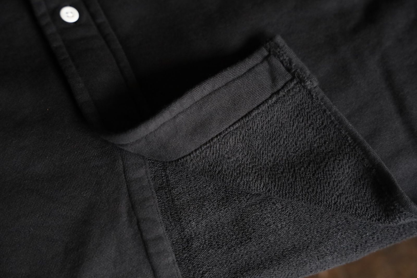 ファウンダ 25AW SWEAT WORK SHIRT(015FD252011)BLACK⭐︎9月13日(土)新作発売！