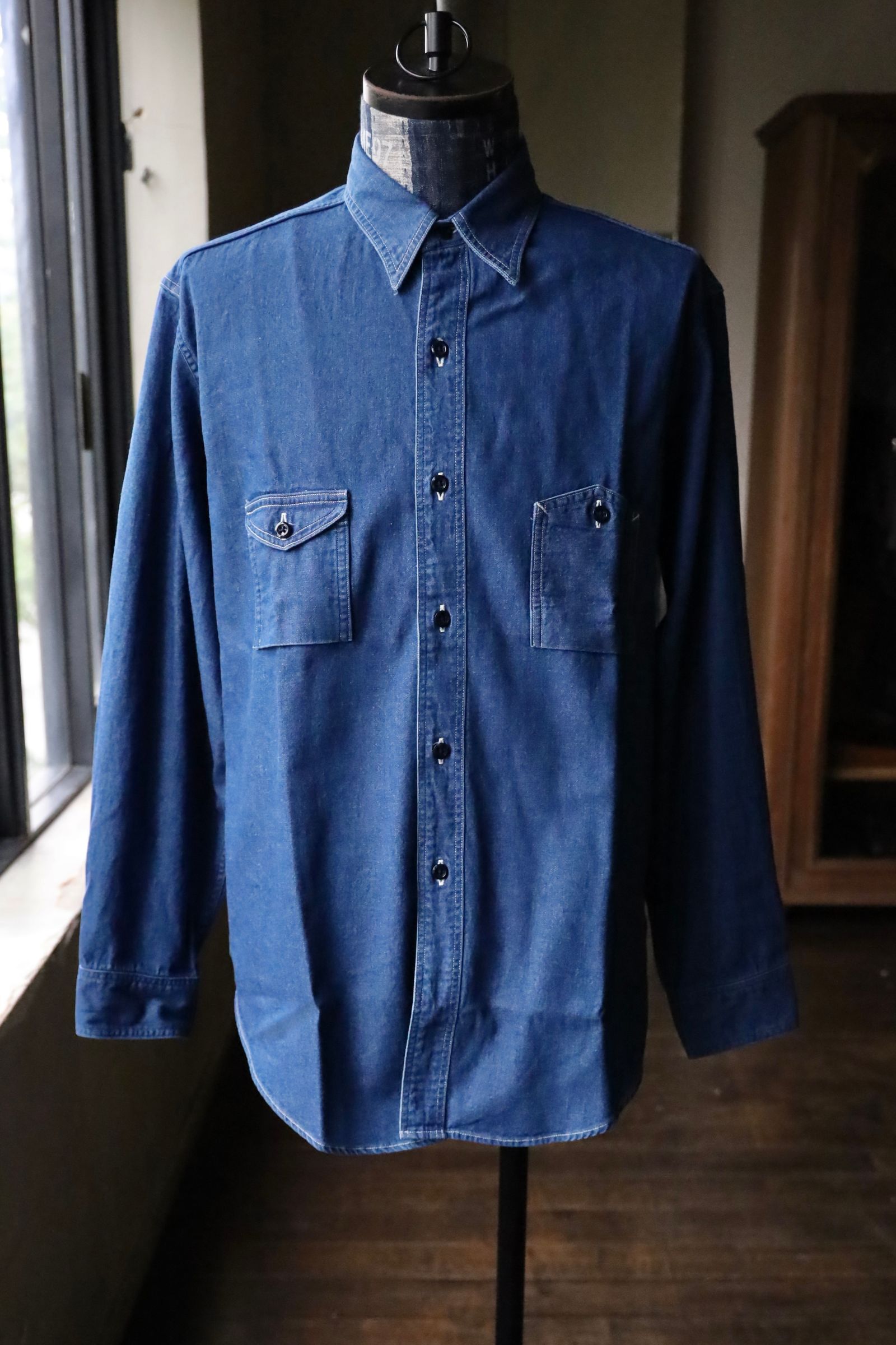FOUNDOUR ファウンダ　デニムシャツ　サイズ3 FOUNDOUR/ファウンダ/DENIM SHIRT | GARDEN（ガーデン