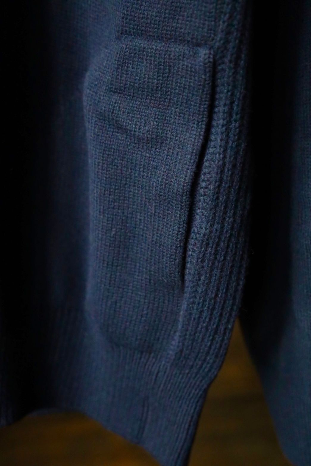 コムデギャルソンオム24AW ラムウール天竺パーカ(HN-N009-051)NAVY☆10月4日(金)発売！
