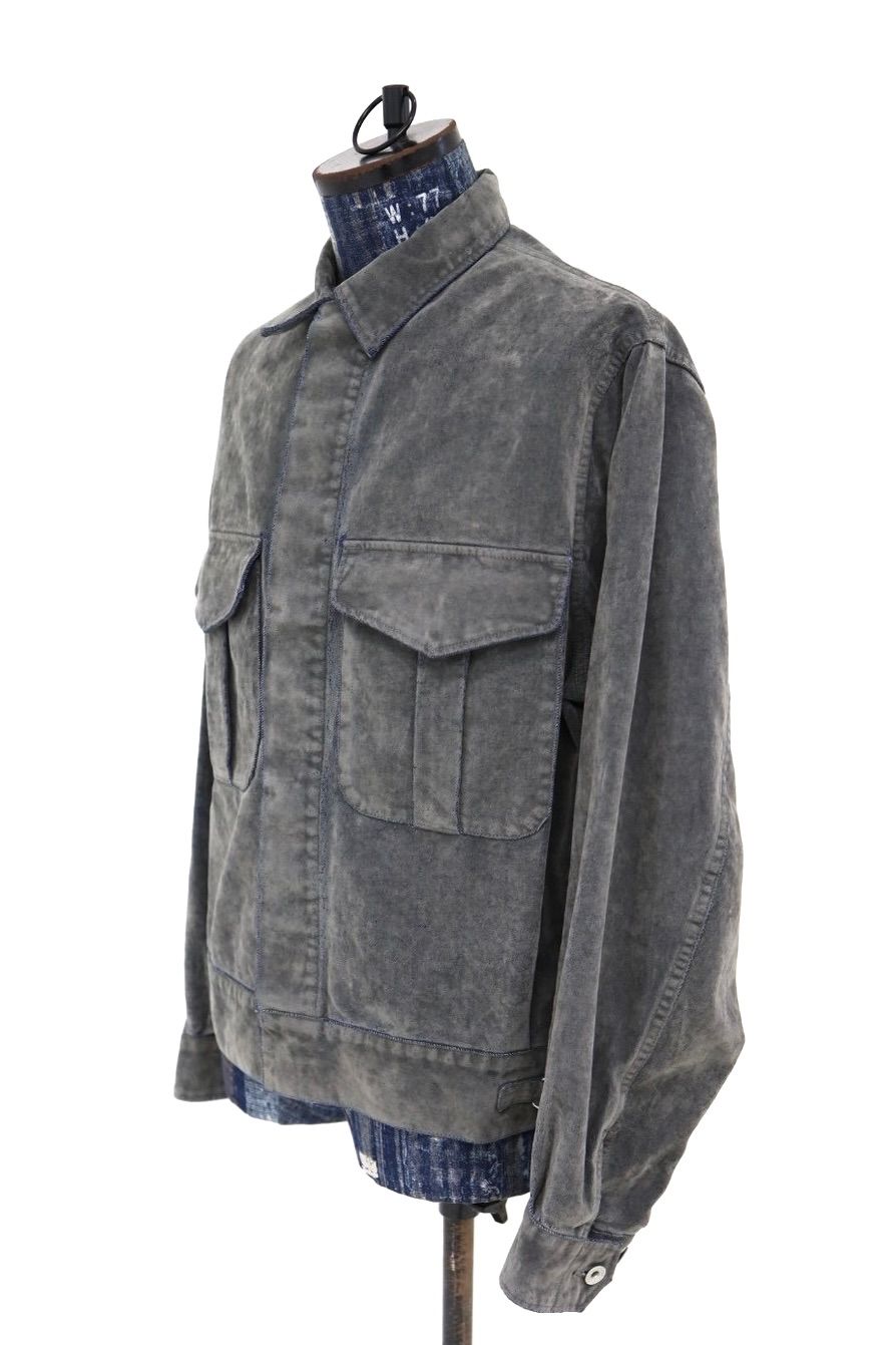マーカ 26AW CANADIAN MILITARY WORK JACKET(M26C09BL01C) GRAY ☆新作発売！
