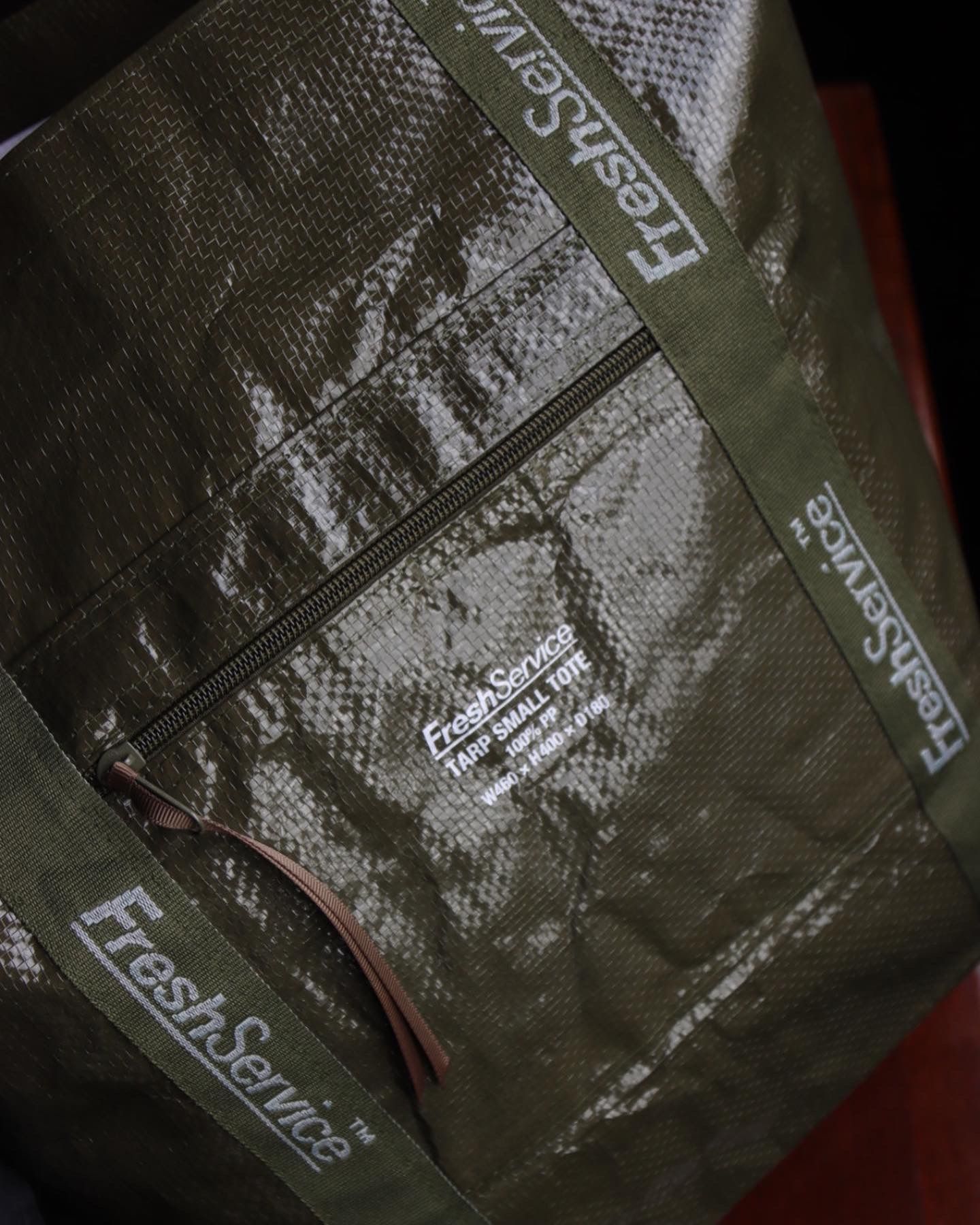 フレッシュサービス トートバック TARP SMALL TOTE(KHAKI)