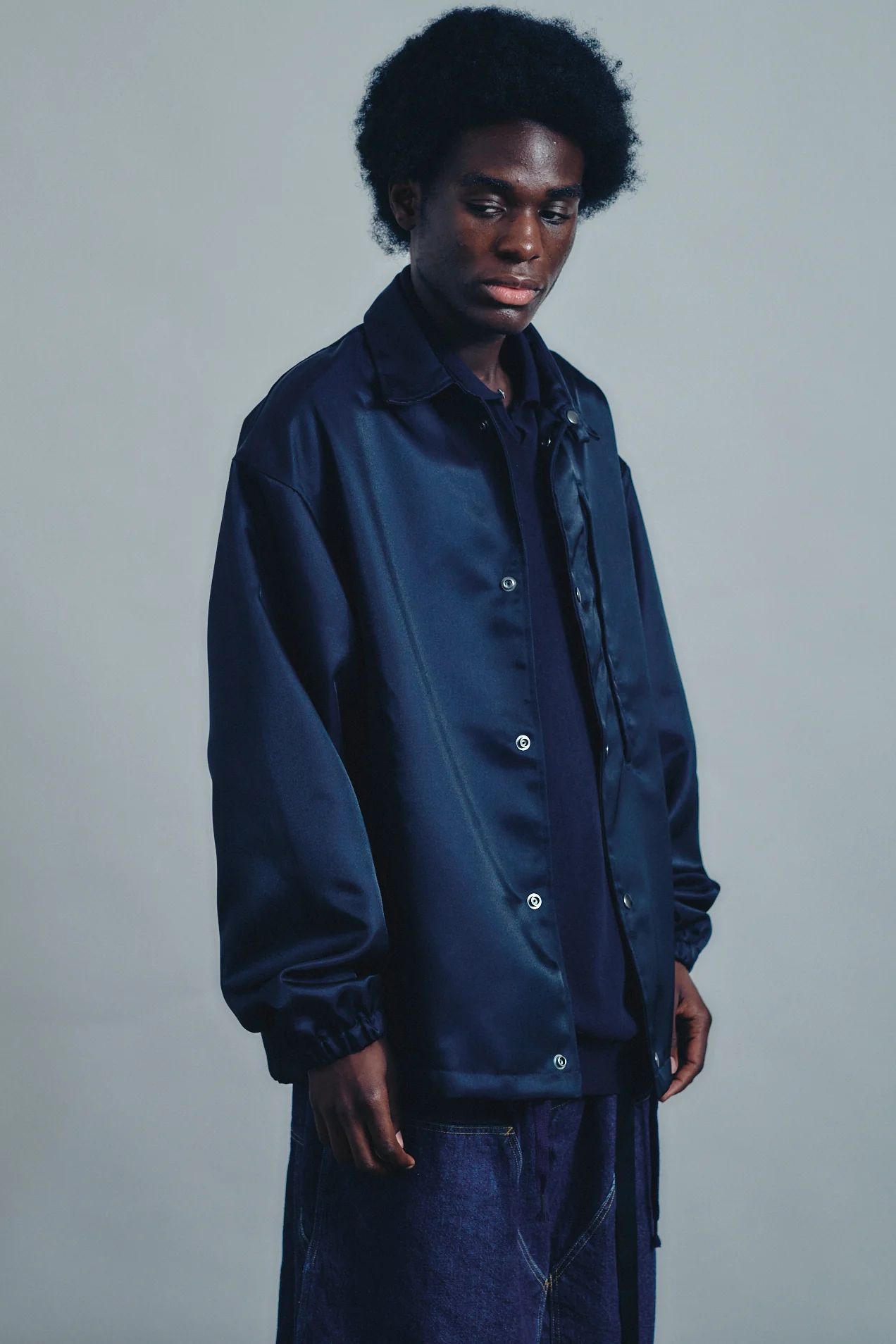 イズネス 26SS コーチジャケット Coach Jacket(26SS_24_1008SSJK08)NAVY☆新作発売！