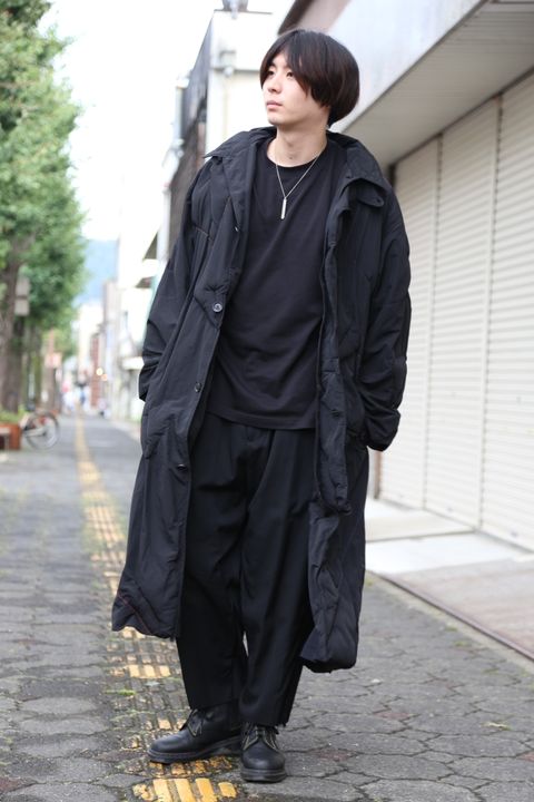 Yohji Yamamoto 2020AW 新作M-綿入りシャツコート style.2020.9.11.