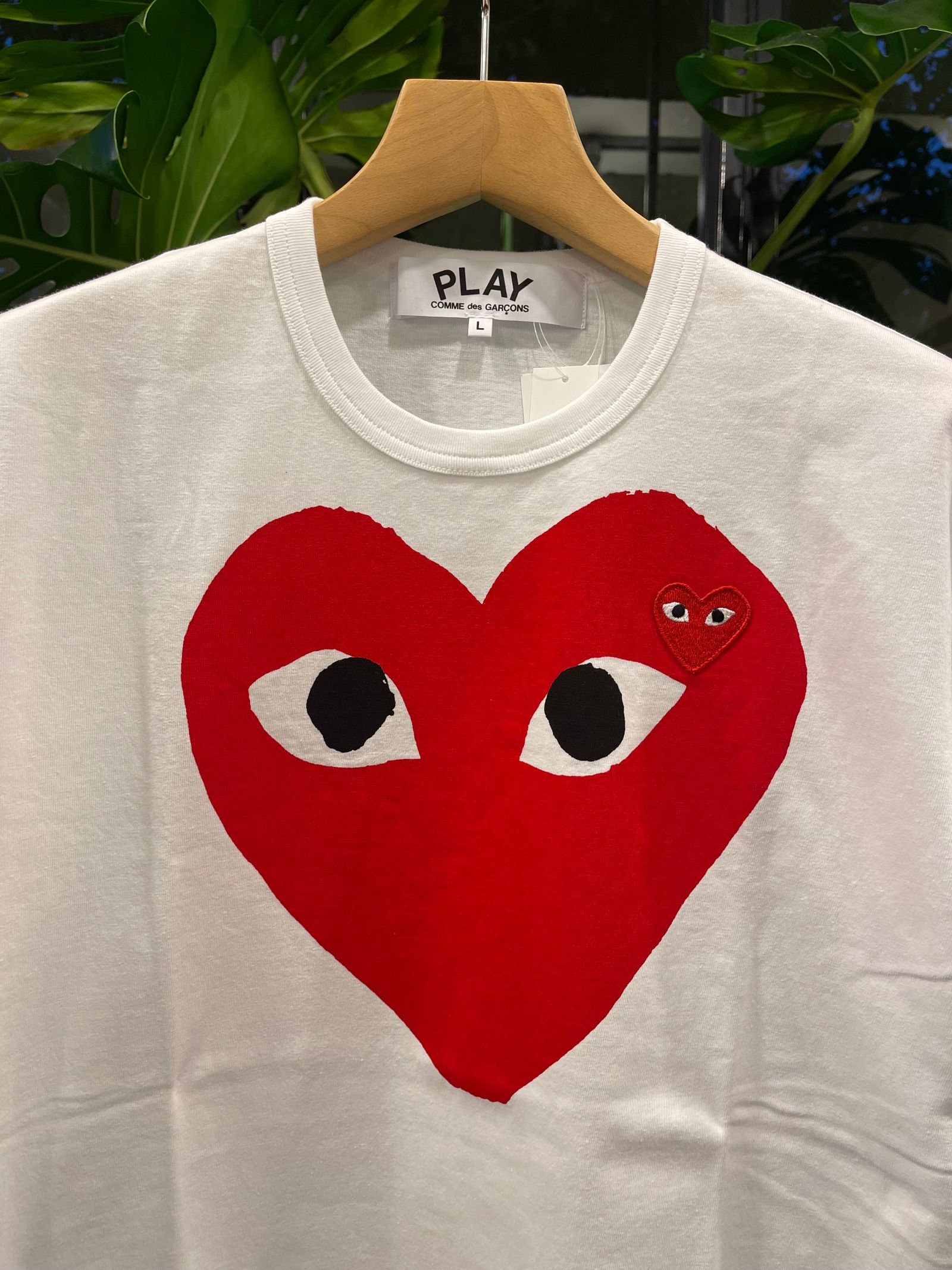 カーキ×インディゴ プレイ コムデギャルソン PLAY COMME des GARCONS T